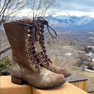 Mocassins Plates En Cuir Daim Marron Sundance - Pointure 40 (US 9) - Largeur Large (W) - Neufs Sans Emballage